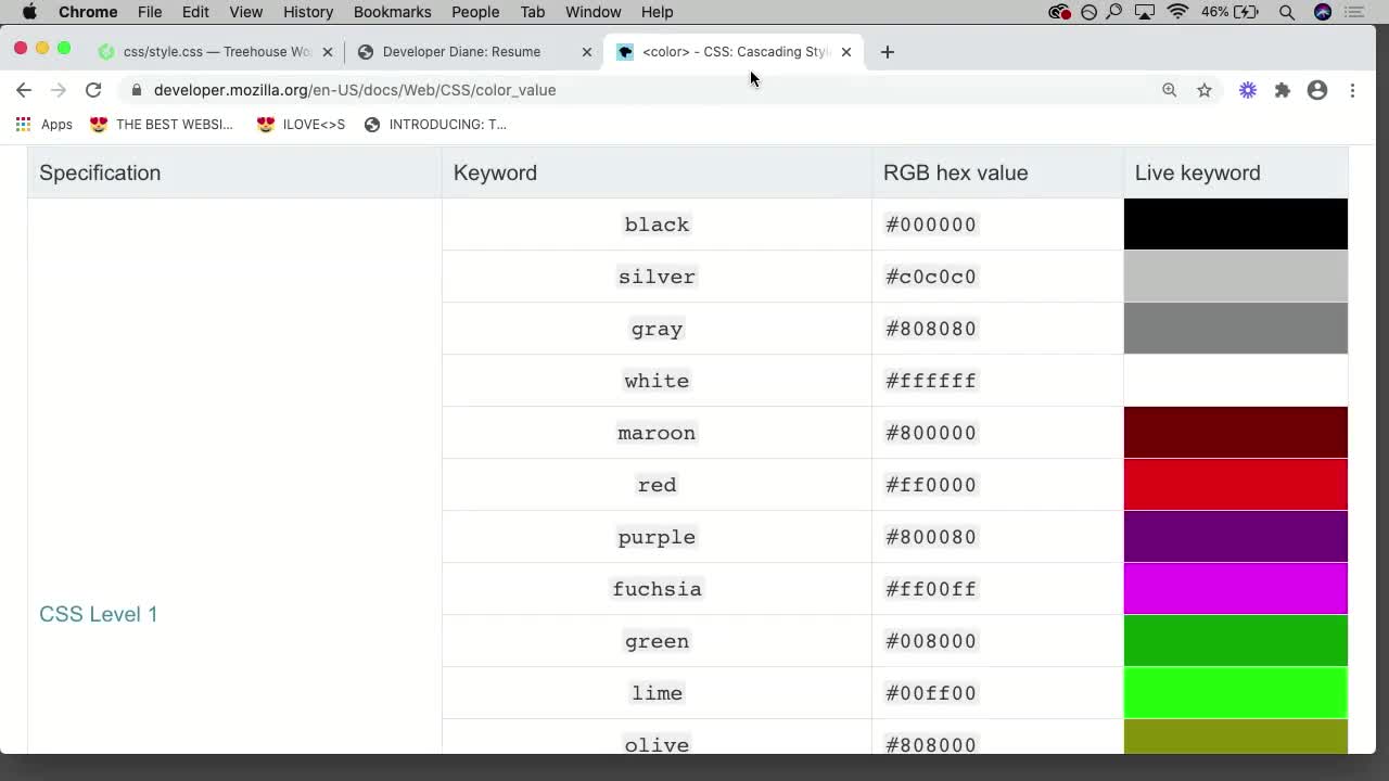 Color Values (How To) | CSS Basics | Treehouse