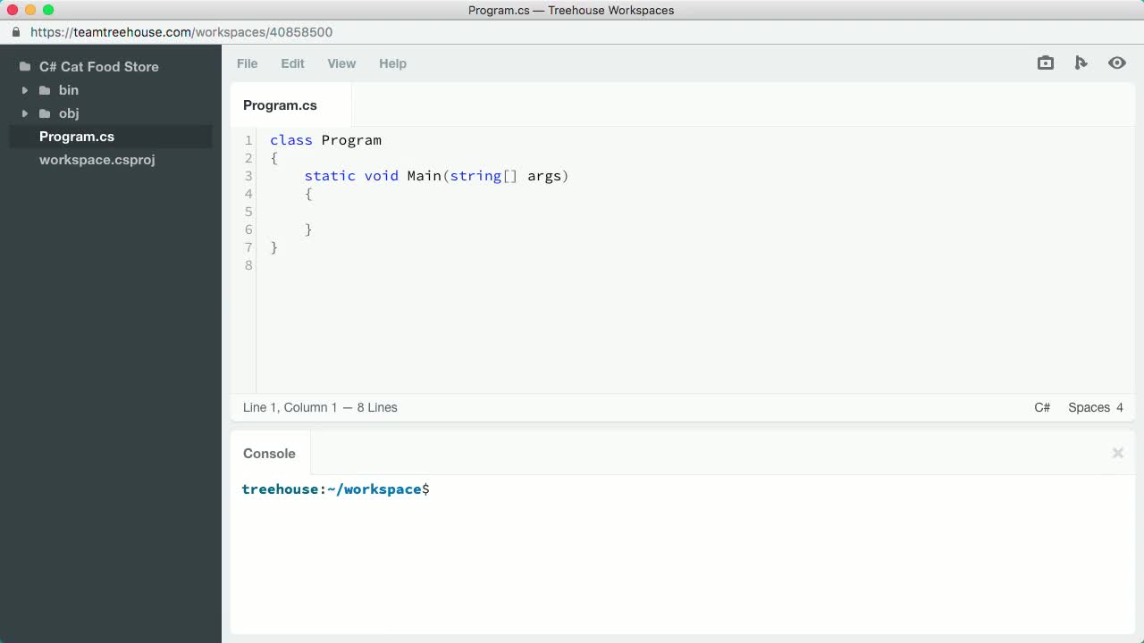 Methods (How To) | C# Basics | Treehouse