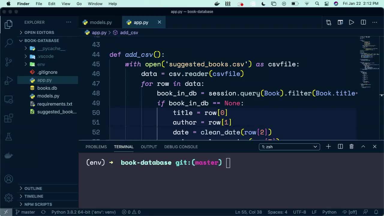 Create and Read Books (How To) | SQLAlchemy Basics | Treehouse