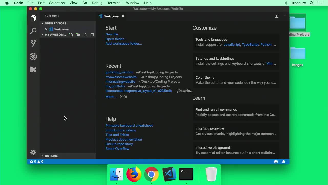 Managing Project Files (How To) | Introducing the VS Code Text Editor ...