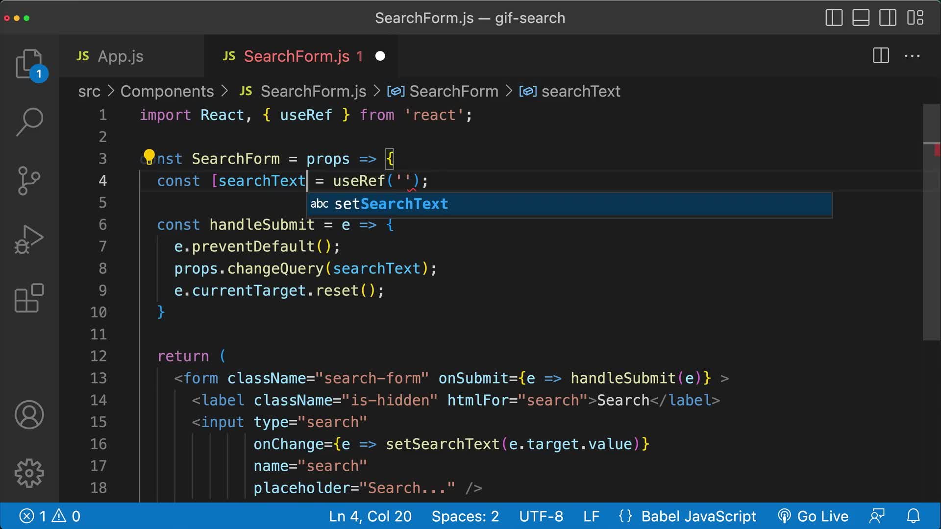 Displaying the search results how to data fetching in react treehouse