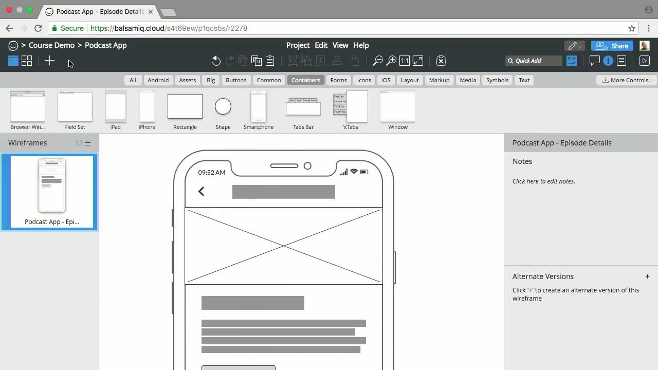 Demonstrating Wireframes in Balsamiq (How To) | Introduction to Wireframing | Treehouse
