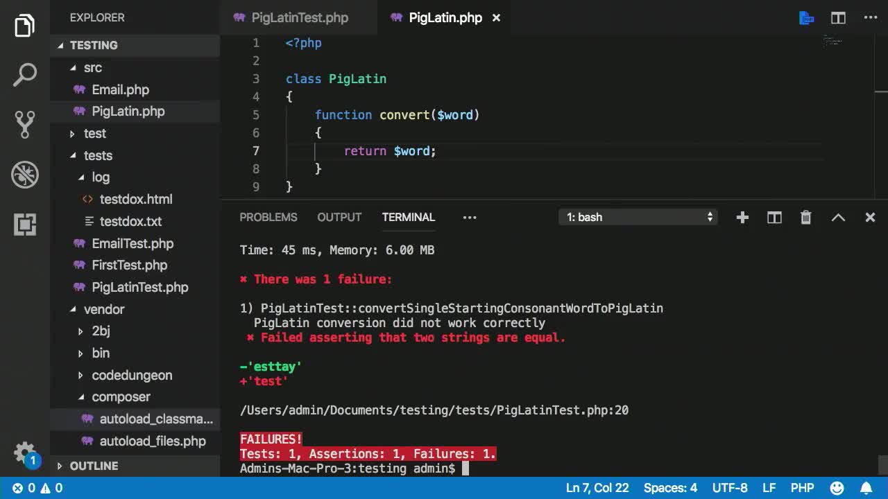 Writing for the Test (How To) | Getting Started with PHP Unit Testing ...