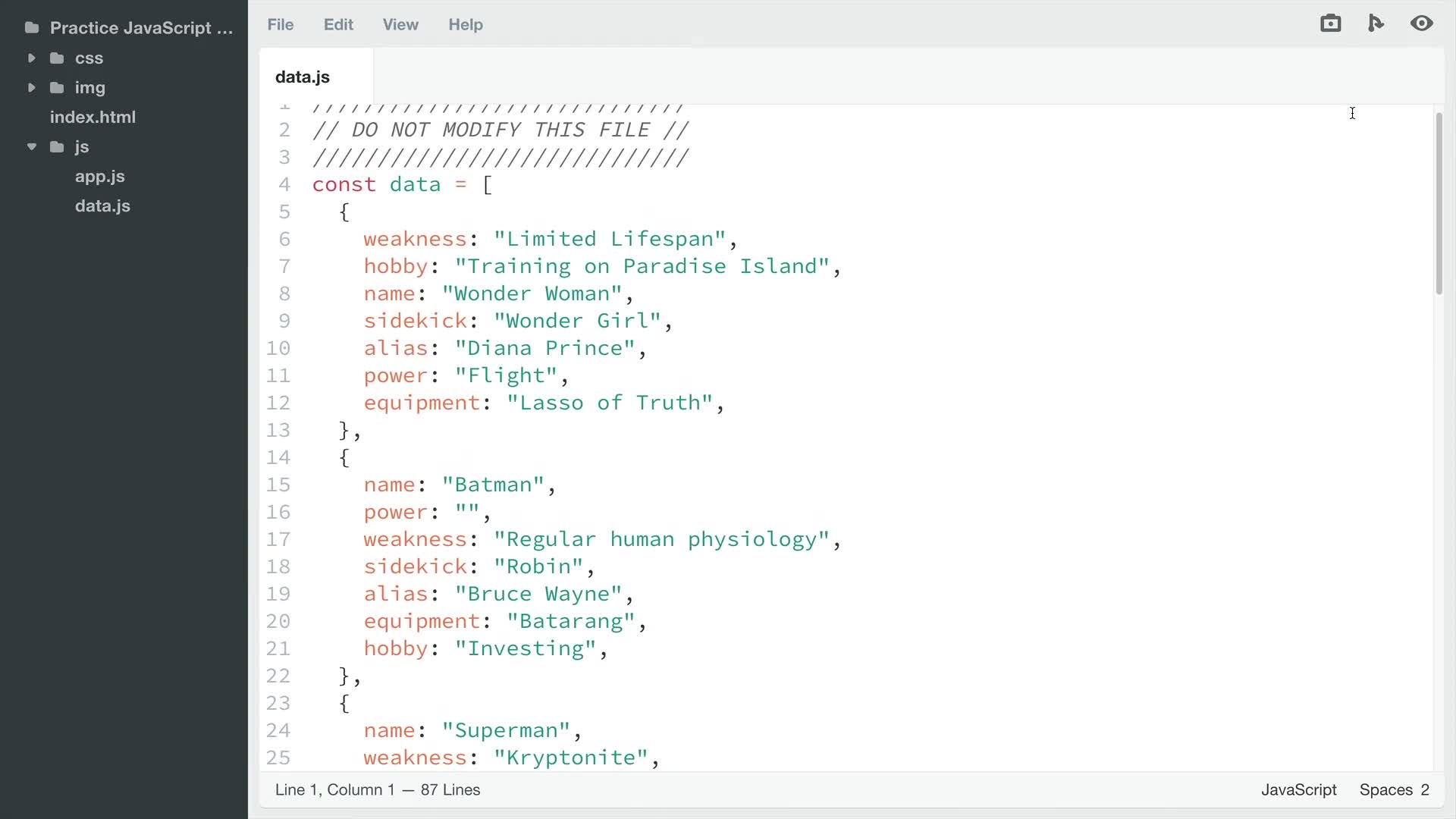 Practice JavaScript Basics: Conditional Strings