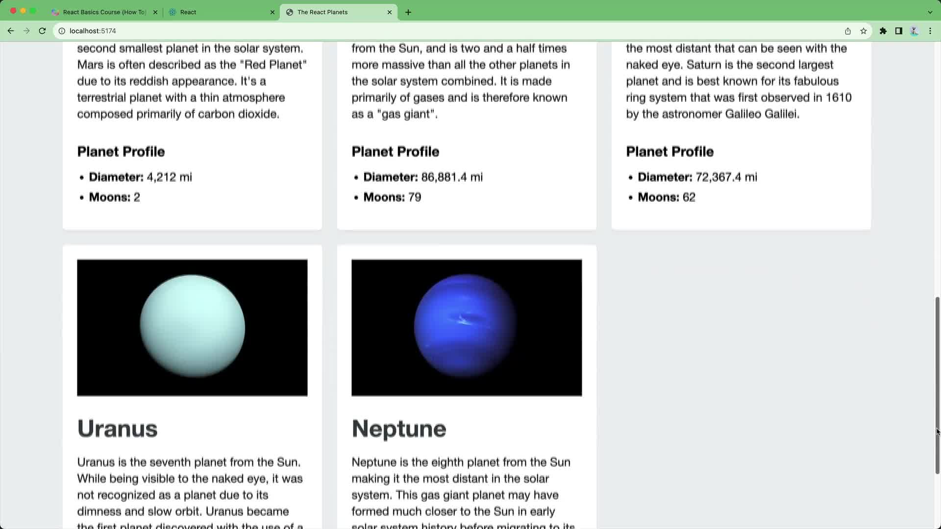 Practice React Component Rendering