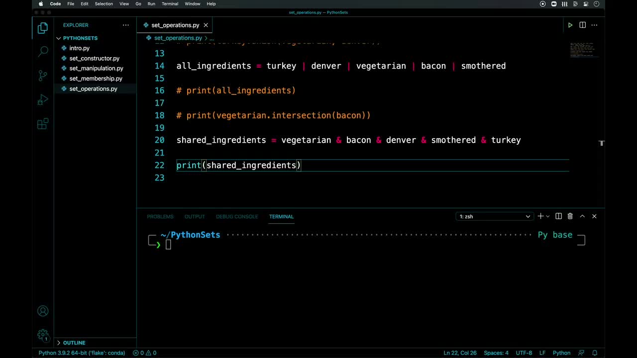 Set Operations: Symmetric Difference & Difference (How To) | Python ...