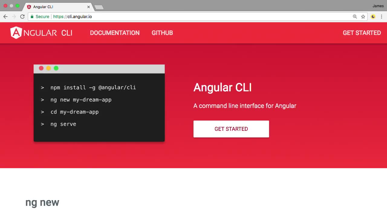 Using the Angular CLI