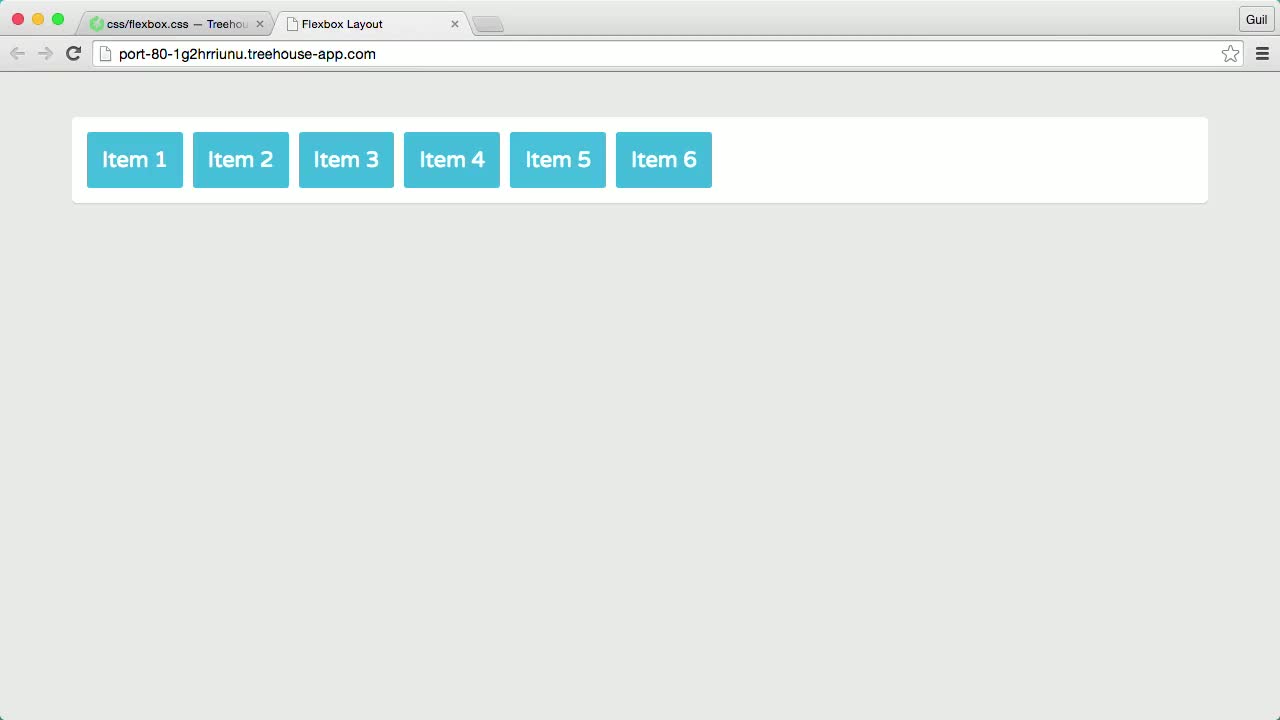 Distributing Space Inside a Flex Container (How To) | CSS Flexbox Layout | Treehouse