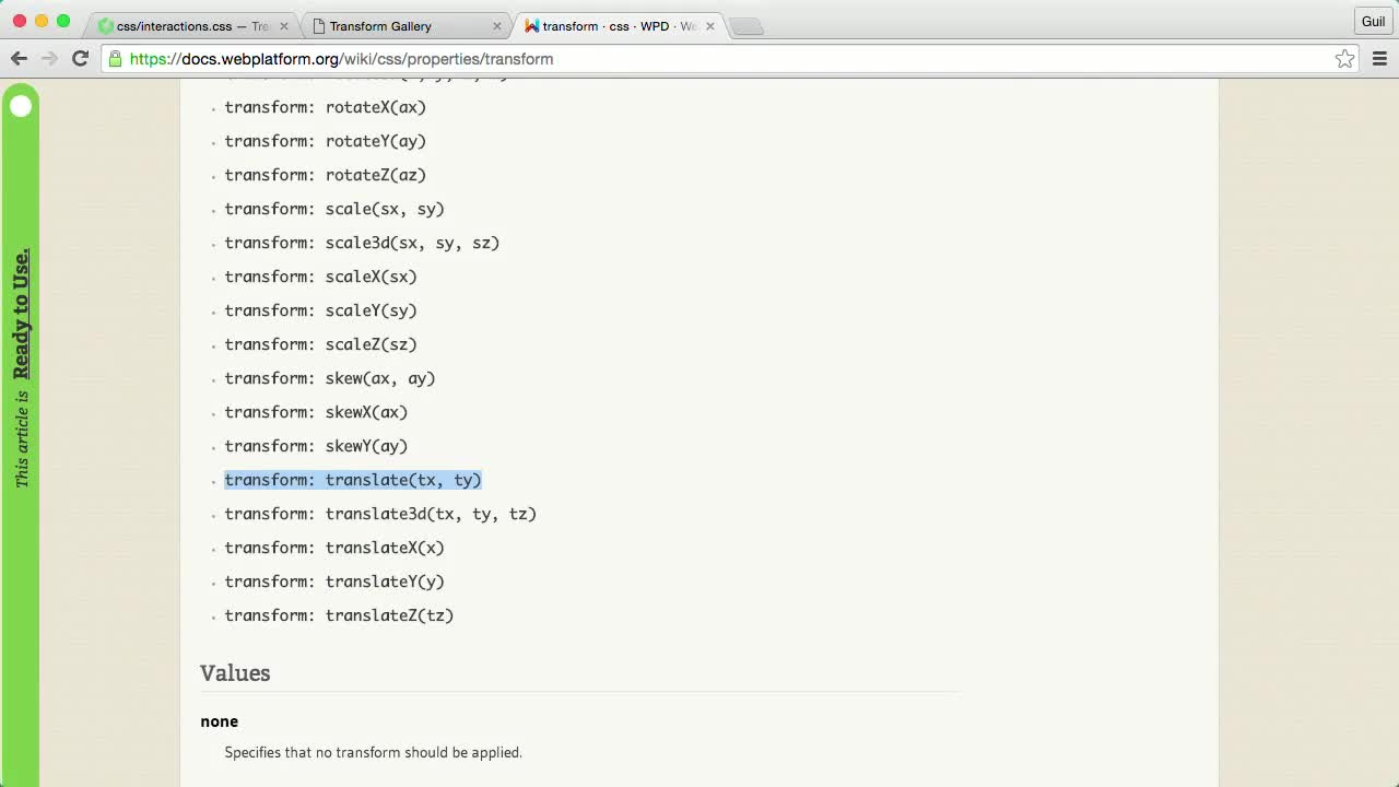 Moving Content with translate() (How To) | CSS Transitions and Transforms | Treehouse