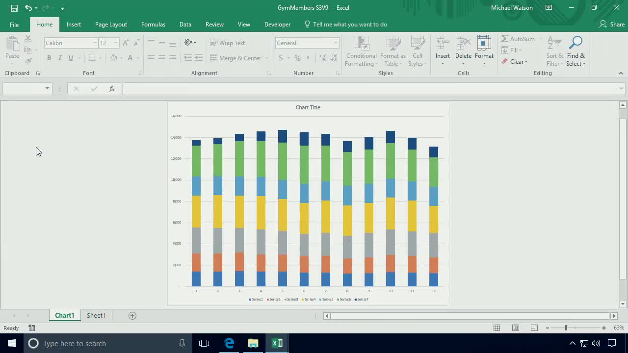 Changing Colors For a Data Series or Point (How To) | Data Visualization with Excel | Treehouse