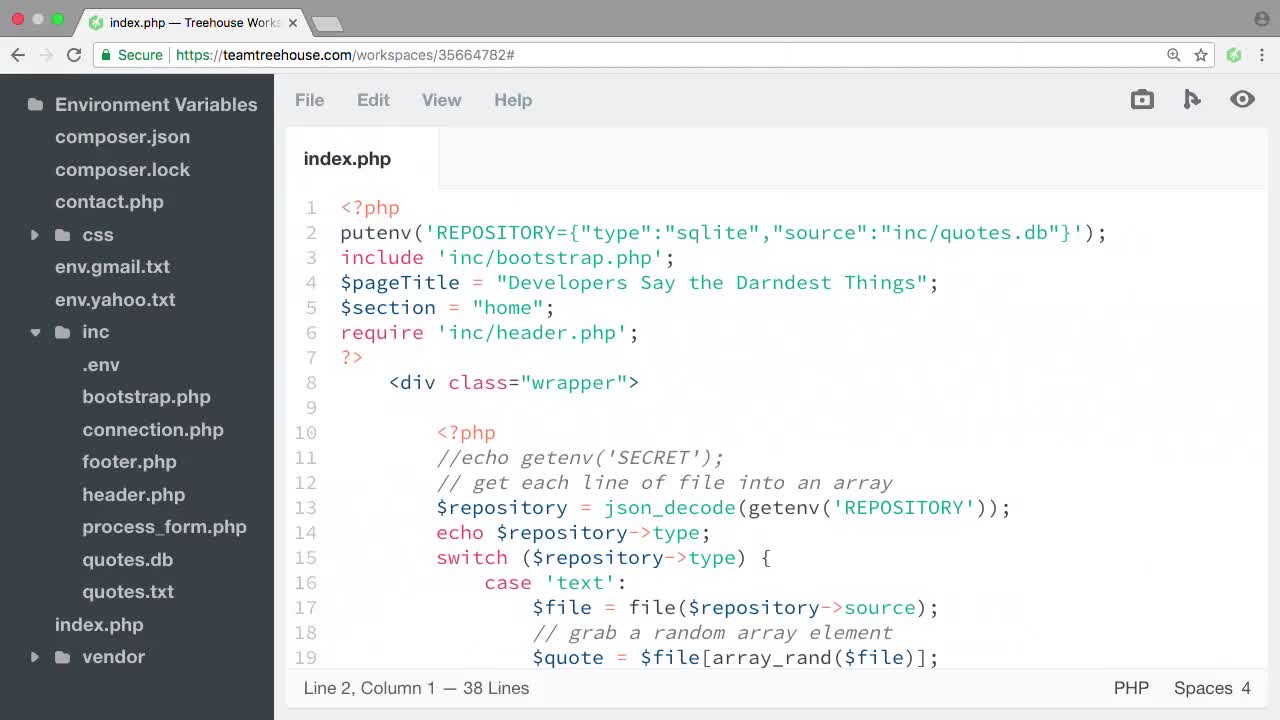Additional Considerations (How To) | Environment Variables with PHP ...