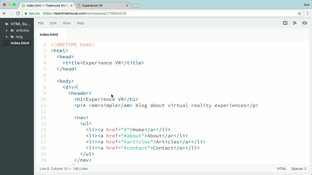 Adding Developer Notes with HTML Comments (How To) | HTML Basics | Treehouse