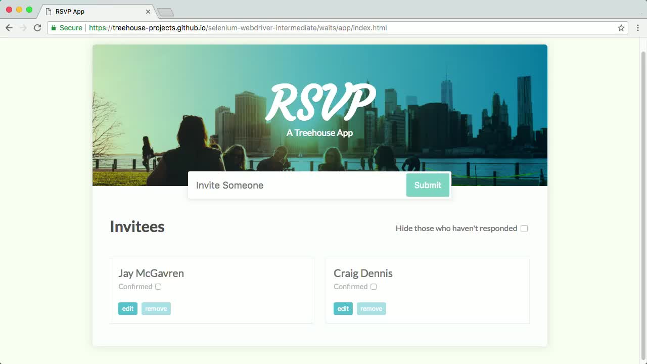 Intermediate Selenium WebDriver
