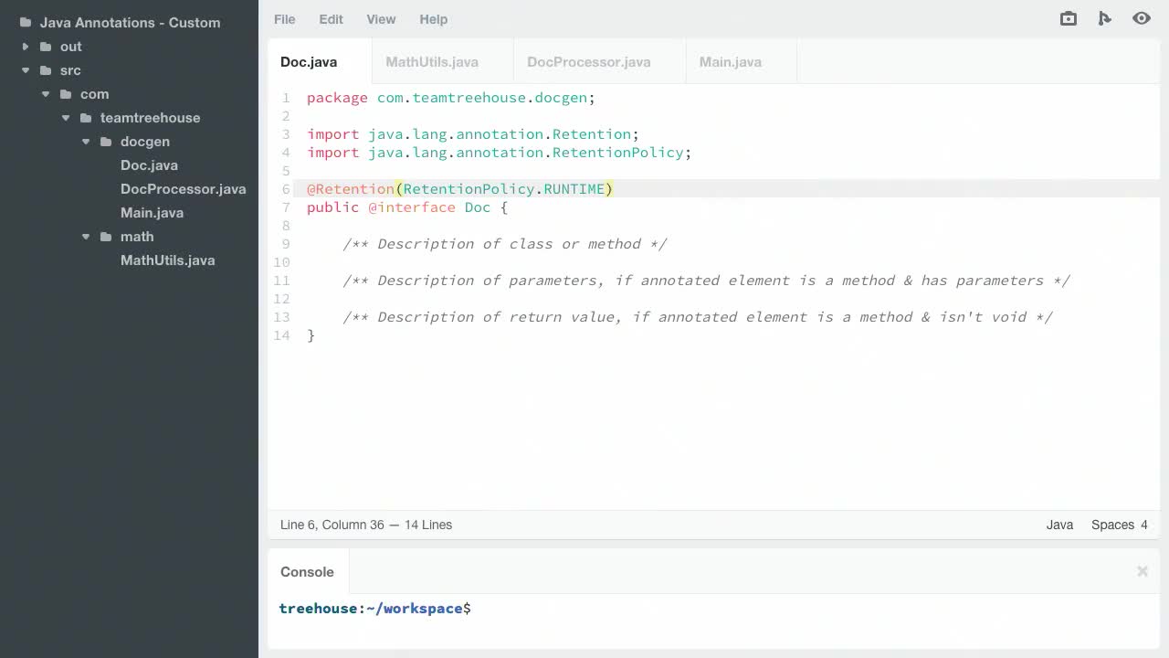 Finishing the Annotation - Targets and Elements (How To) | Java ...
