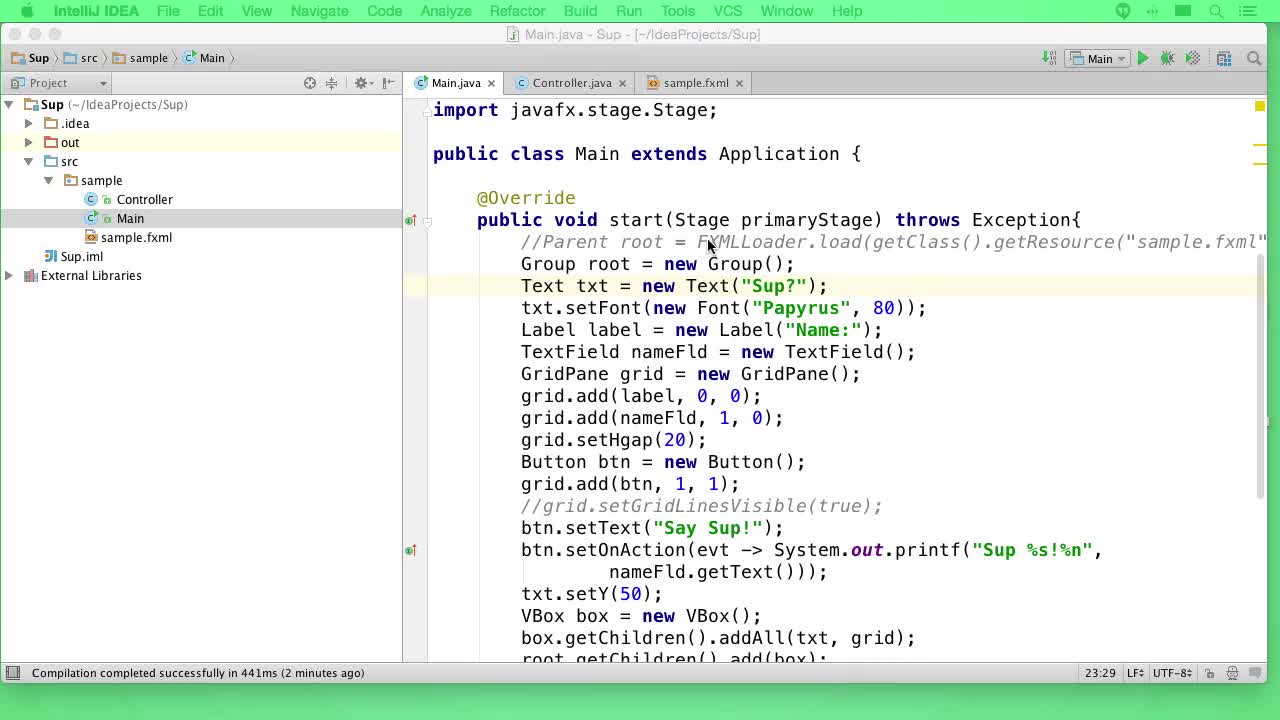 Separating the Layout (How To) | Build a JavaFX Application | Treehouse