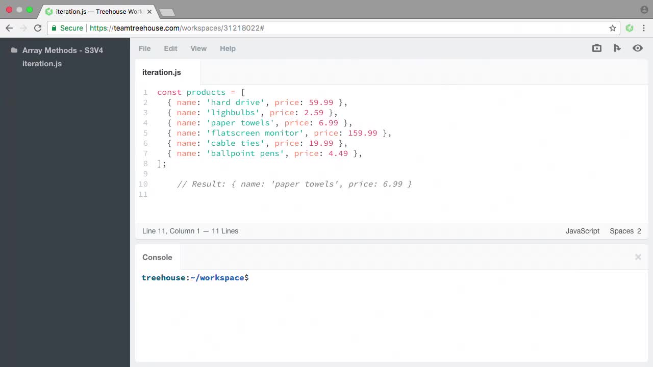 javascript find() and filter() array iteration methods... Combining filter() and reduce() (How To) | JavaScript Array Iteration ...