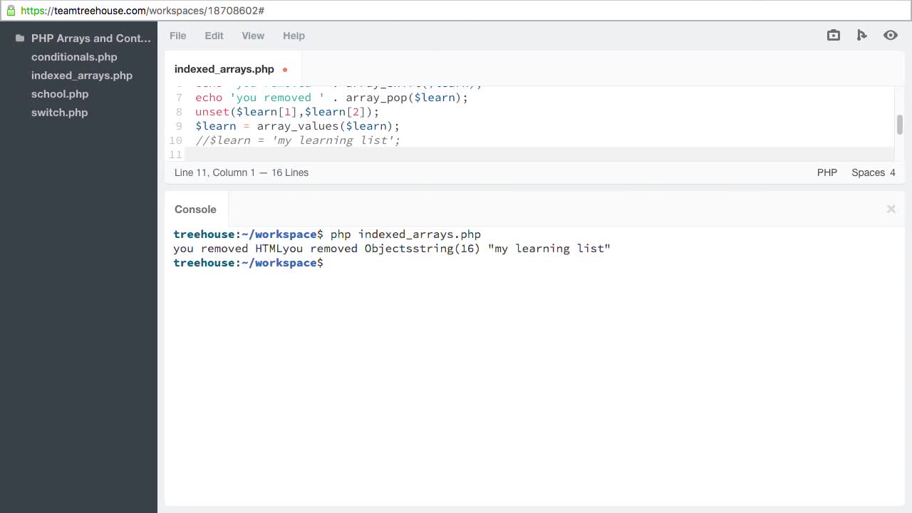 Editing Array Elements (How To) | PHP Arrays and Control Structures ...