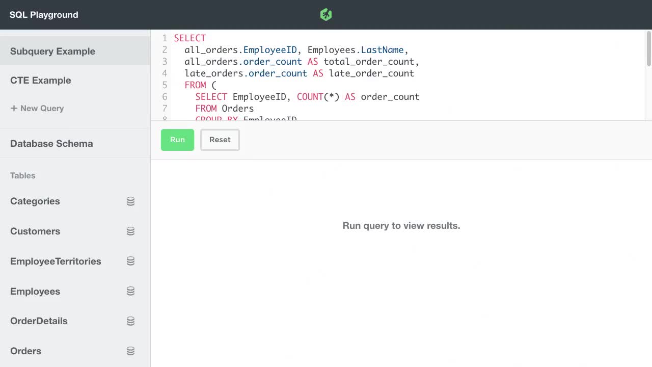 Convert a Subquery to a CTE (How To) | Common Table Expressions Using WITH | Treehouse