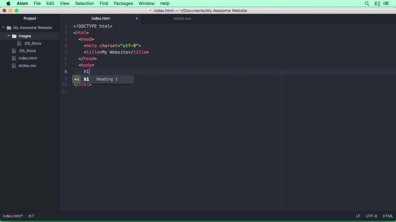 Introducing the Atom Text Editor (How To) | Treehouse