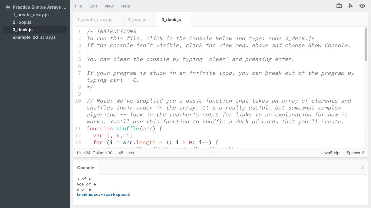Build a Two-Dimensional Array (How To) | Practice Basic Arrays in ...