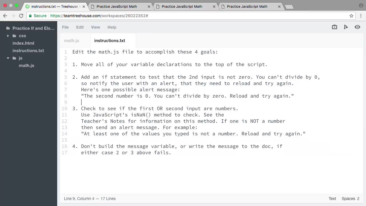 The Solution (How To) | Practice If and Else If Statements in ...