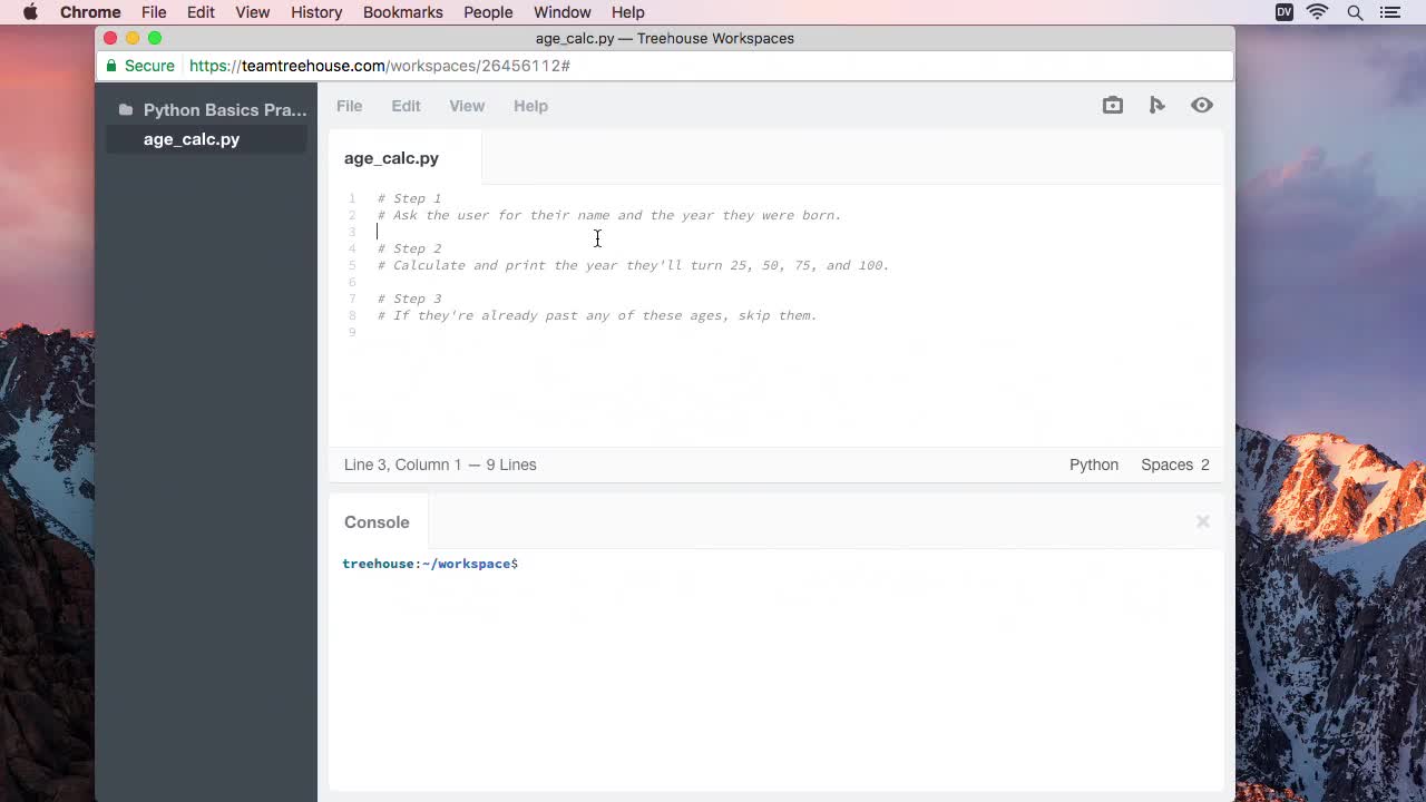 Practice Basic Math Calculations in Python