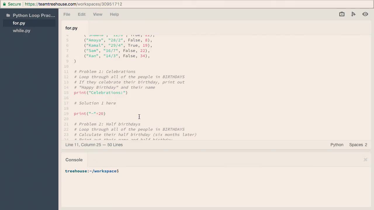 The Solution: For Loops (How To) | Practice Writing Loops in Python ...