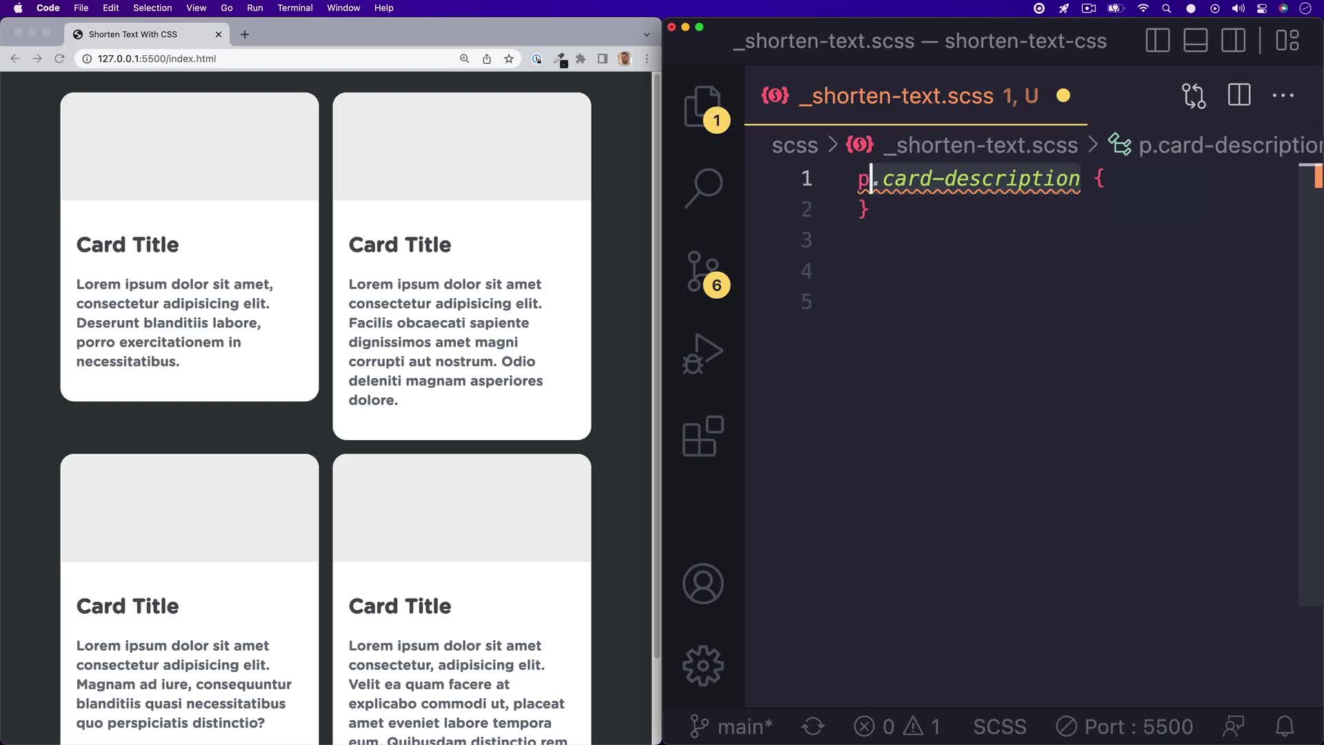 Shorten Text With CSS