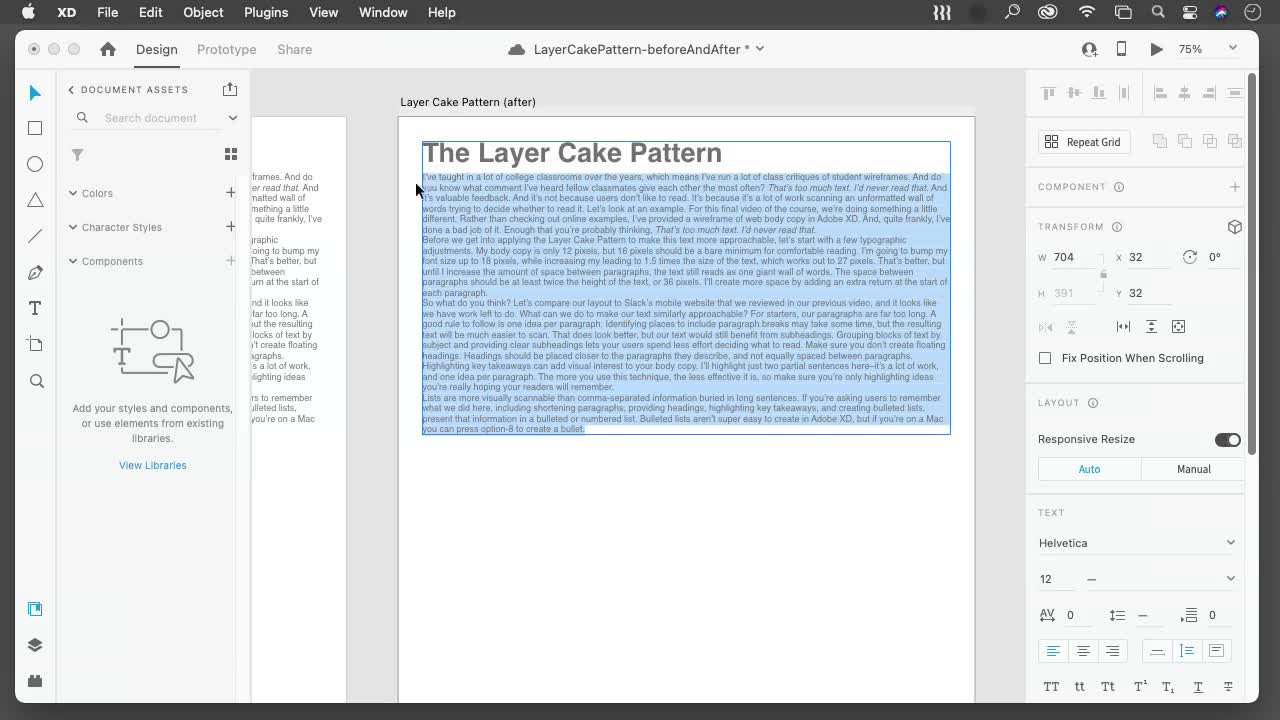 Html Css Javascript Layer Cake Diagram Applying The Layer Cake Pattern (How To) | UX Design Patterns | Treehouse